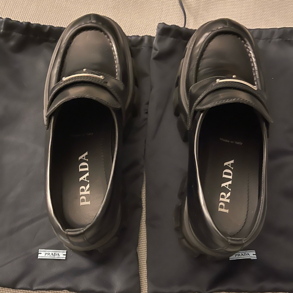 Prada Monolith Loafers - Picture 3 of 5